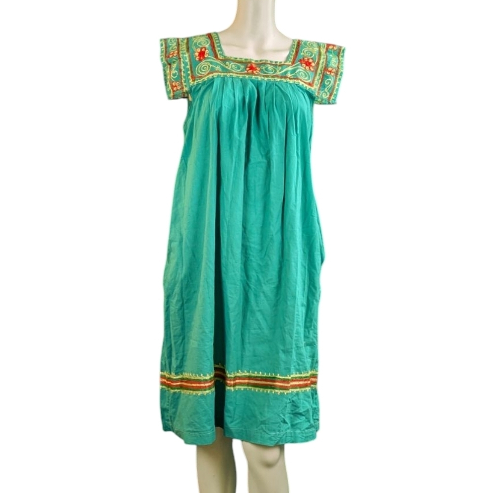 Vintage 80s NAQUI Cotton Muu Muu